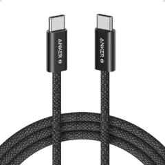 Anker A8060H11 Zolo USB-C to USB-C Cable (1.5m, 240W) Black - Rokomari